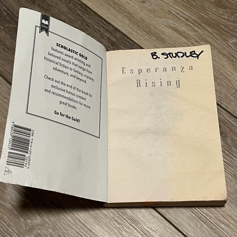 Esperanza Rising Book - Picture 3 of 3
